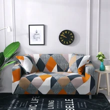 Elastic Tight Wrap All-inclusive Sofa Cover for Living Room Spandex Couch Cover Sectional Furniture Slipcover 1/2/3/4 seater