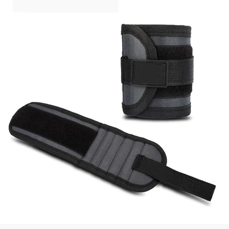 

Магнитный браслет, 3 мощных магнитных сумки-тоут, сумка для инструментов электрика, винтовой сверлильный инструмент для ремонта с всасывающ...