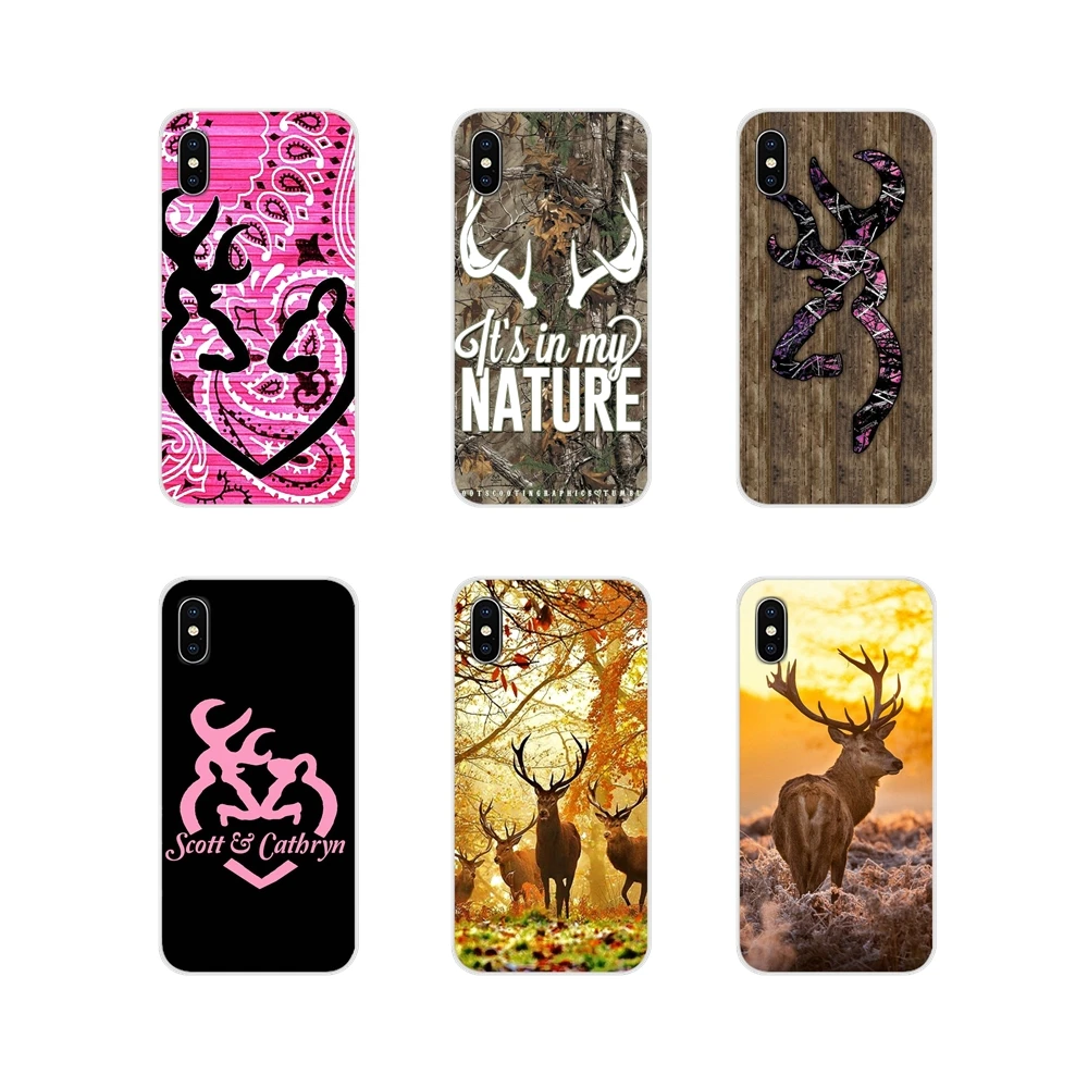 Чехол для телефона Samsung A10 A30 A40 A50 A60 A70 Galaxy S2 Note 2 3 Grand Core Prime Browning Hunting Deer|Бамперы| |