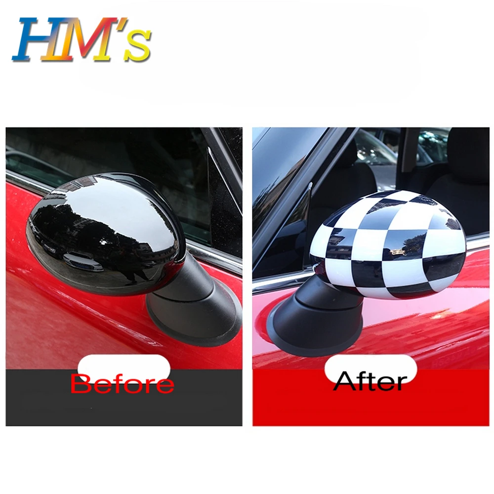 Наклейка на зеркало заднего вида для MINI Cooper Countryman R60 Clubman R55 аксессуары R56 R57 R58 R59