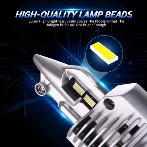 KAFOLEE H4 9003 HB2 Светодиодные лампы для фар 12 В 24 В 80 Вт 16000LM Диодные лампы LED H4 4300K Для автомобилей Дальний свет с окунанием 6000K 8000K