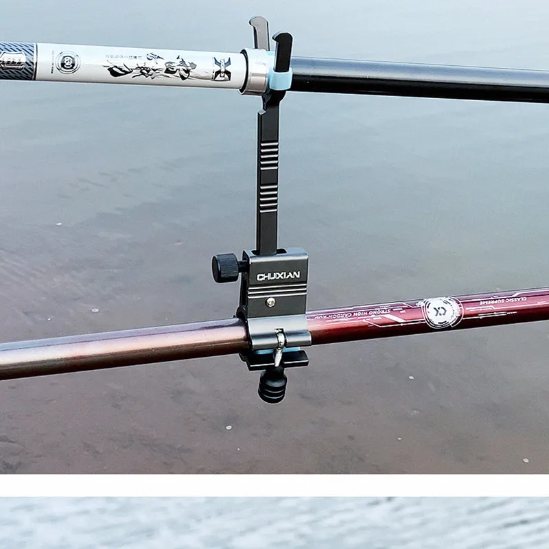 

Anti-dragging Fishing Rod Bracket Aluminum Alloy Large Object Pole Locker for Carp