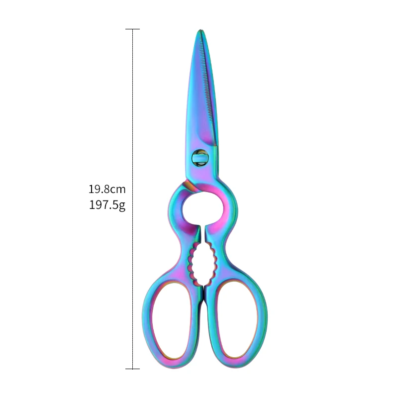 1 шт. ножницы из нержавеющей стали съемный домашний сад кухонный резак птицы рыба