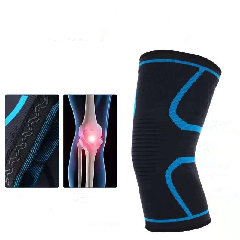 

Sport Knee Fitness Running Mountaineering Riding Dance Silica Gel Thin Protective Knee Out Stitch Knee Sets
