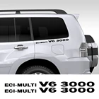 2 шт., НАКЛЕЙКА НА ВЕСЬ кузов автомобиля ECI-multi V6 3000 для Mitsubishi Pajero Shogun Montero Side MK2 V20, аксессуары для декора кузова автомобиля