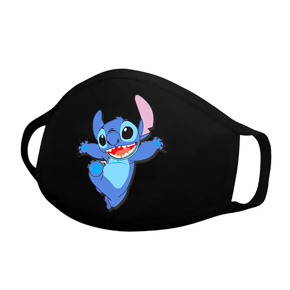 

Disney Stitch Face Mask Storage Box Figure Toy Story Winnie Portable Moisture-proof Dust-proof Mask Container for Student Gift