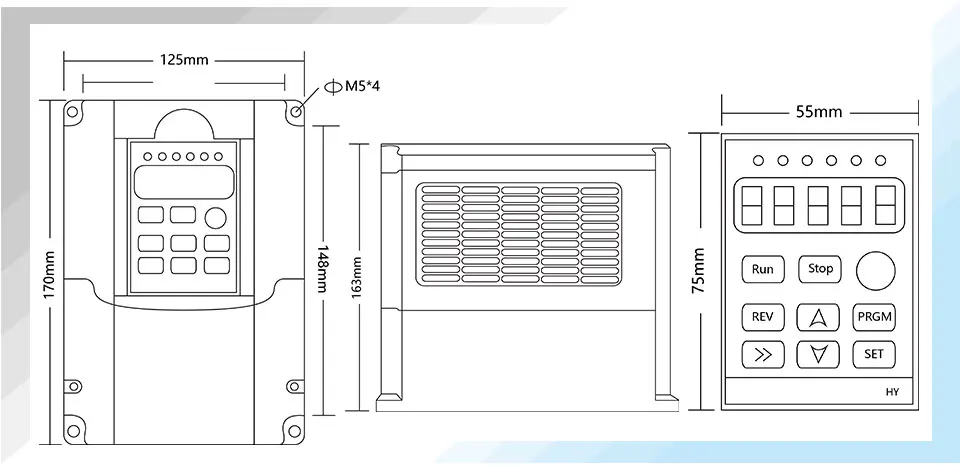 Новое поступление! 2.2kw ER25 шпиндель с воздушным охлаждением 4 шт подшипники 220v Керамические шариковые подшипники с фланцем и 2.2kw Инвертор VFD