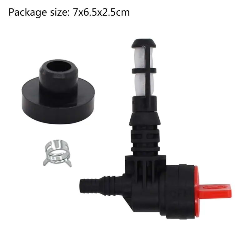 

Pack of 3 Fuel Shut Off Valves for 192980GS 78299GS 80270GS Craftsman Snapper Troy-Bilt