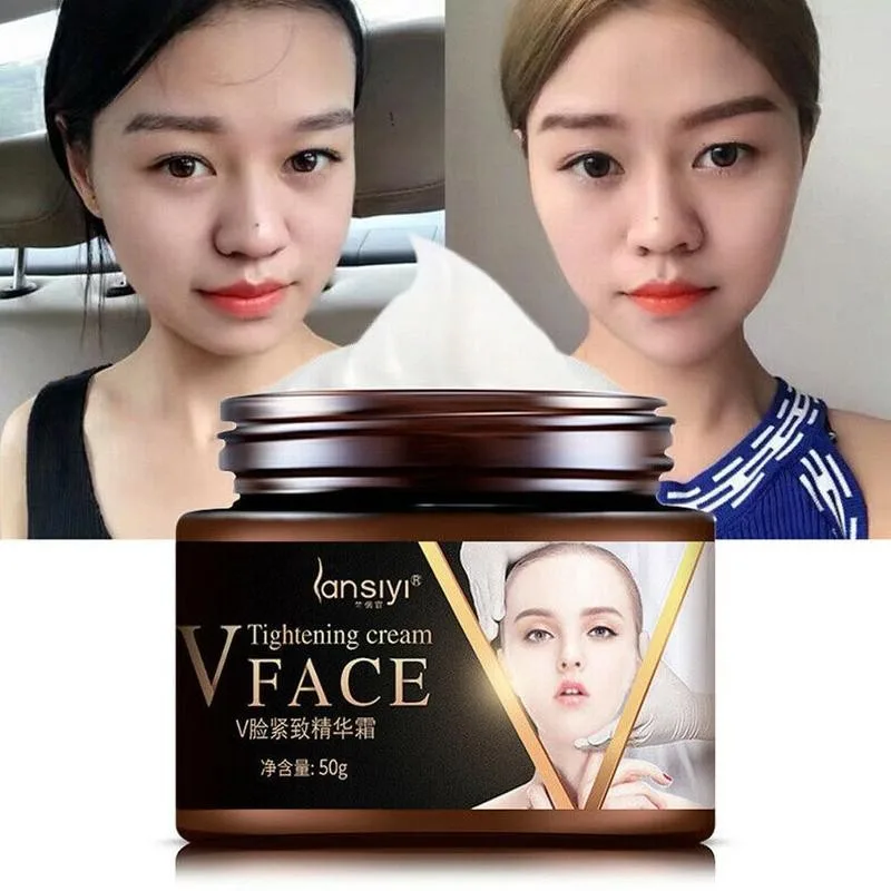 

50g Face-lift V Face Cream Net Red Moisturizing Moisturizing Lifting V-shaped Whitening Firming Face Thinning Device K1I7