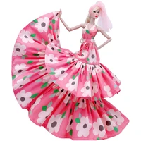 16 pink floral princess dresses for barbie doll clothes outfits fr kurhn wedding party gown 11 5 dolls accessory girl toy gift
