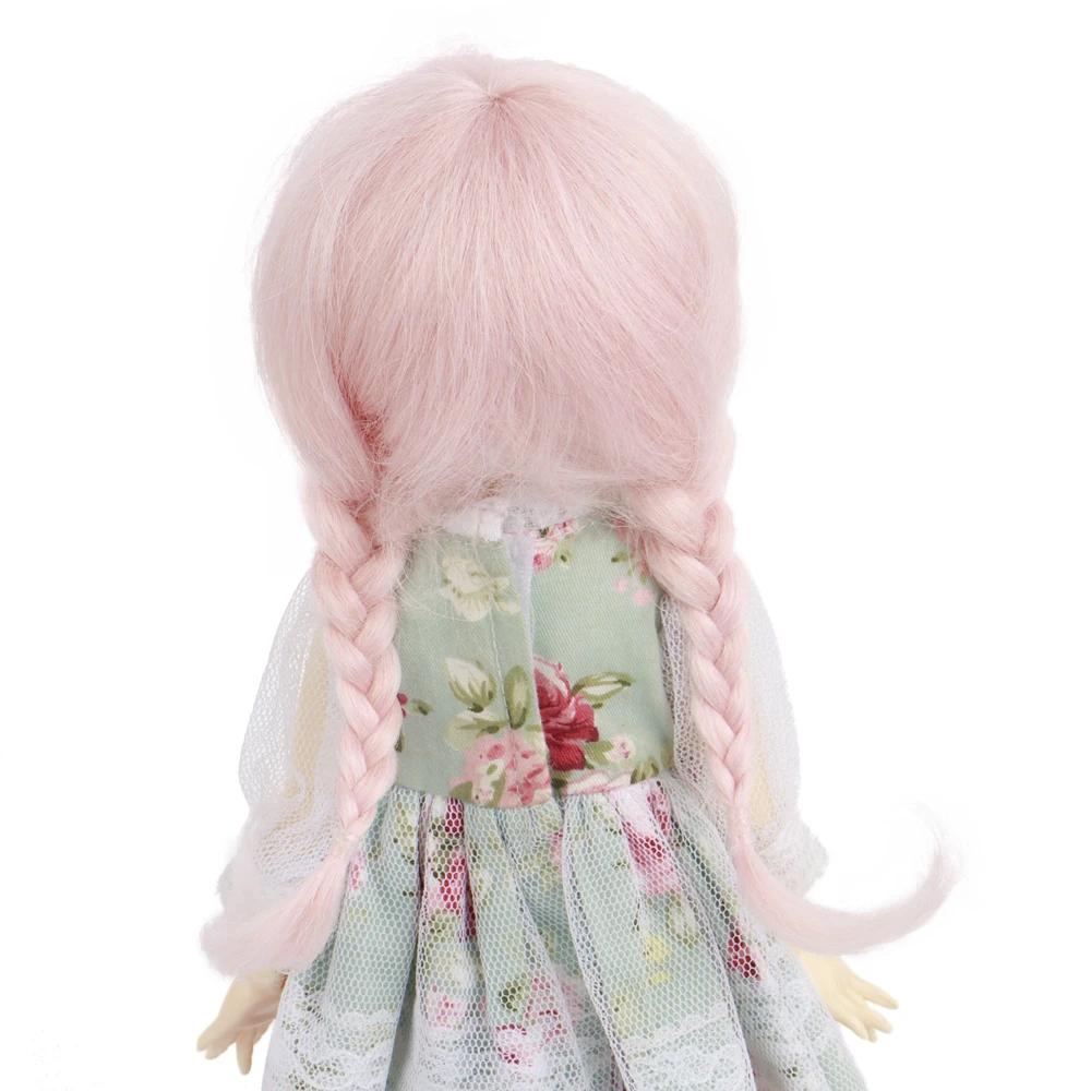 

Mohair doll wigs 1/6 BJD&Kurhn doll wig soft fiber Bob Hair for 1/6 doll