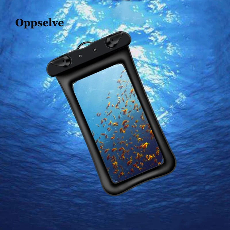 

Floating Waterproof Airbag Swimming Bag For iPhone 12 Pro Max Samsung Xiaomi Redmi 10 Huawei P40 30 Mobile Phone Pouch Bag Case