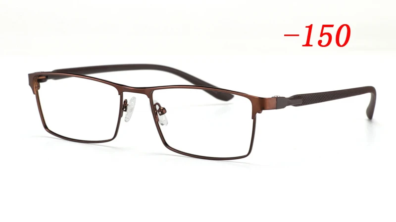 Sun Photochromic Myopia eyewear TR90 Alloy Frame Finished myopia glasses frame comfortable slip-resistant eyeglasses frame Men - Цвет оправы: Озерный синий