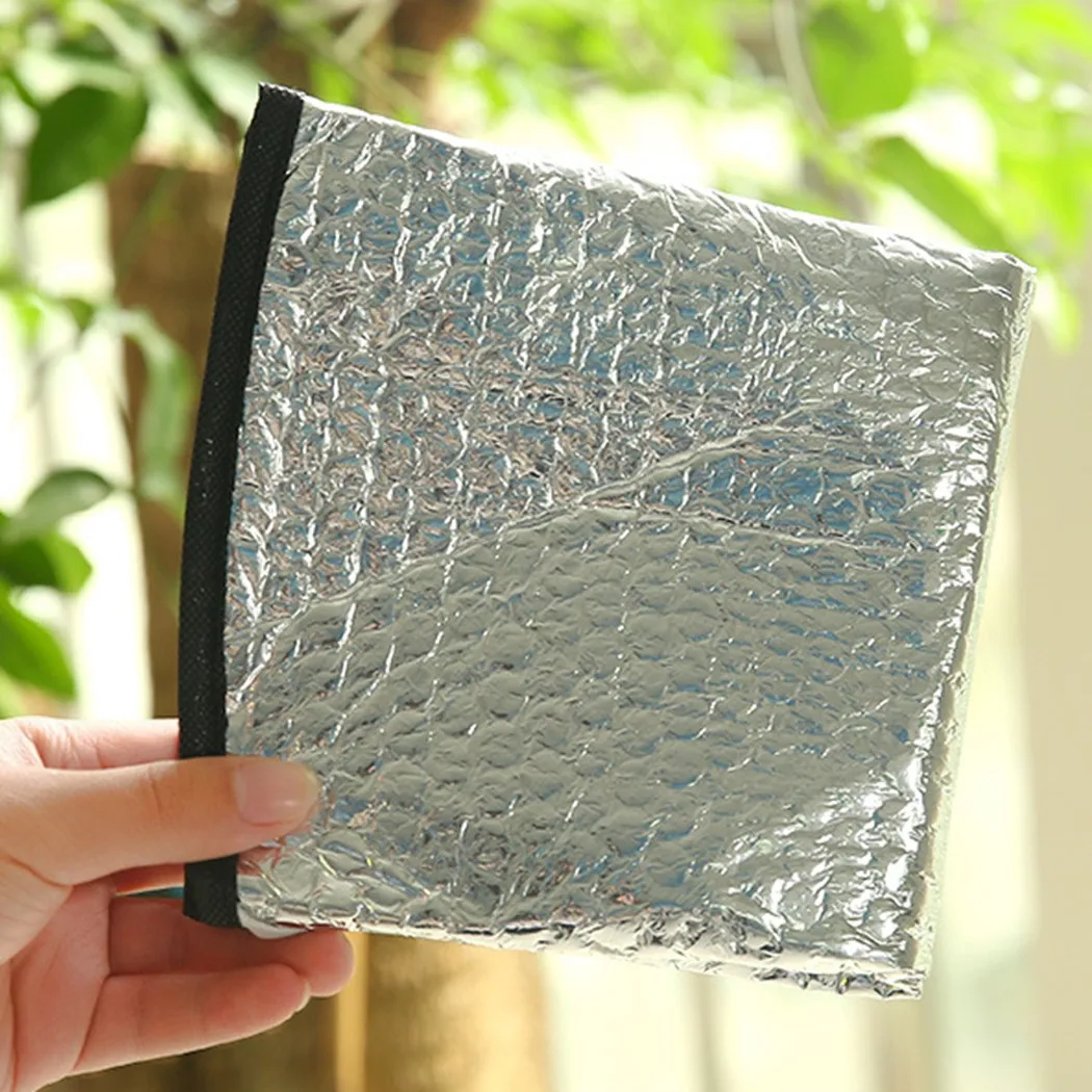 

100% Brand New Sunshade Mat 60*35cm Aluminum Aluminum Foil High Quality