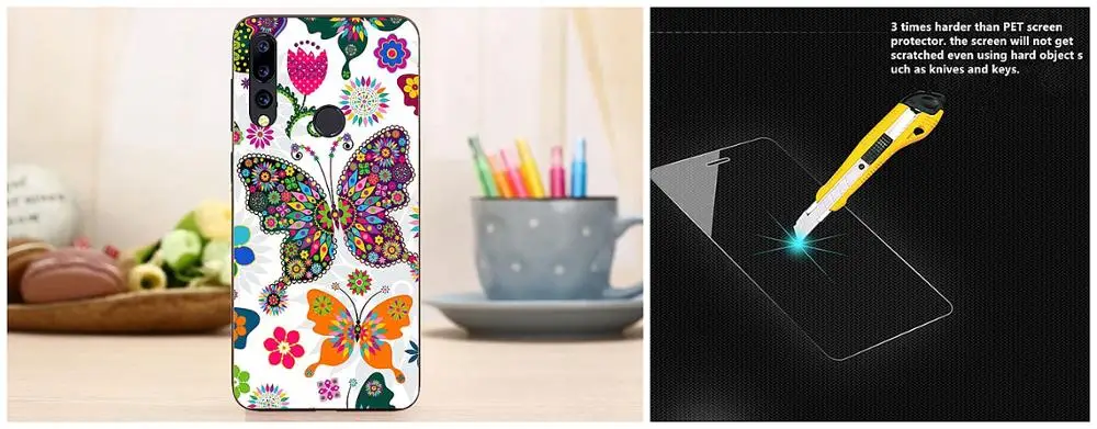 7 case and film DIY UMIDIGI A5 Pro силиконовый чехол, чехол для телефона, задняя крышка для UMIDIGI A5 Pro A5Pro A 5 Pro Funda Coque - Цвет: 7 case and film