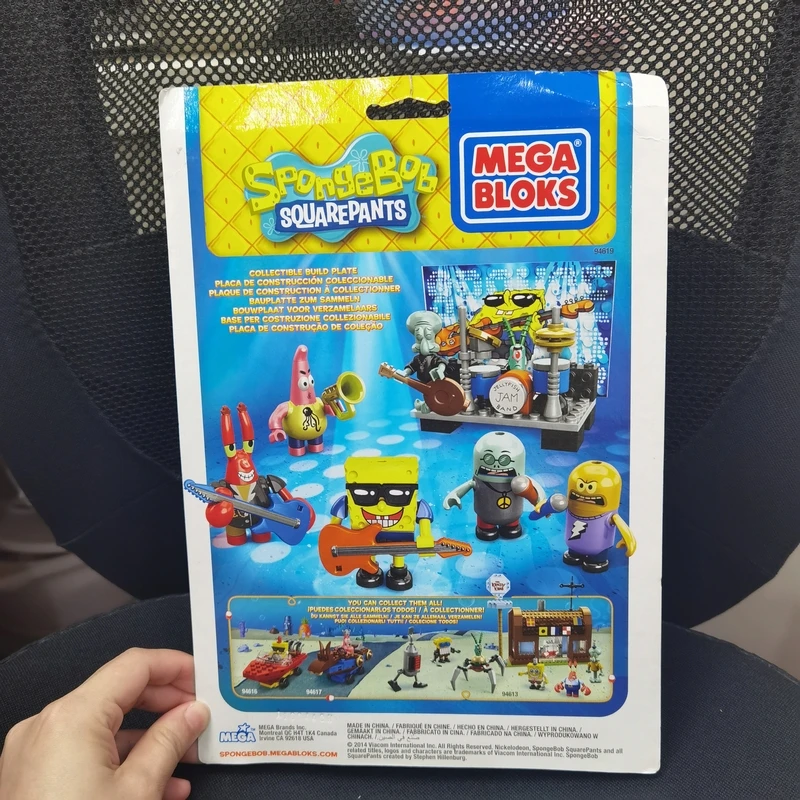 

squarepants rock band figure mega bloks pack set 94619