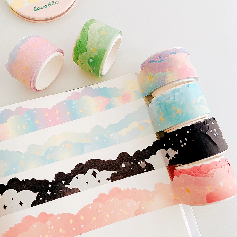 Милые облако звезды Ландшафтные васи ленты украшения Скрапбукинг DIY дневник