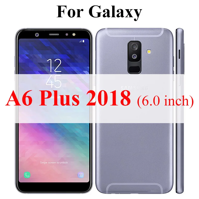 For galaxy A6 Plus Бронированное защитное стекло на для Samsung Galaxy A8 A6 Plus A 8 6 Лист защита для экрана Броня закаленное стекло 8a Gelaksi 6a - Цвет: For galaxy A6 Plus