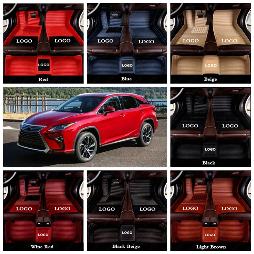 Кожаные автомобильные коврики на заказ для LEXUS NX CT LC LX IS UX SC LS ES GX GS HS RX Sedan