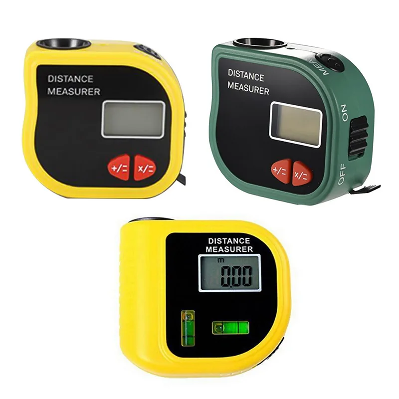Ультразвуковой дальномер 40 кГц портативный с мягкой измерительной лентой 1 м 0 55 18