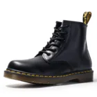 Женские ботинки из натуральной кожи, повседневные полусапожки на низком каблуке, на шнуровке, обувь для студентов, кожаные короткие сапоги