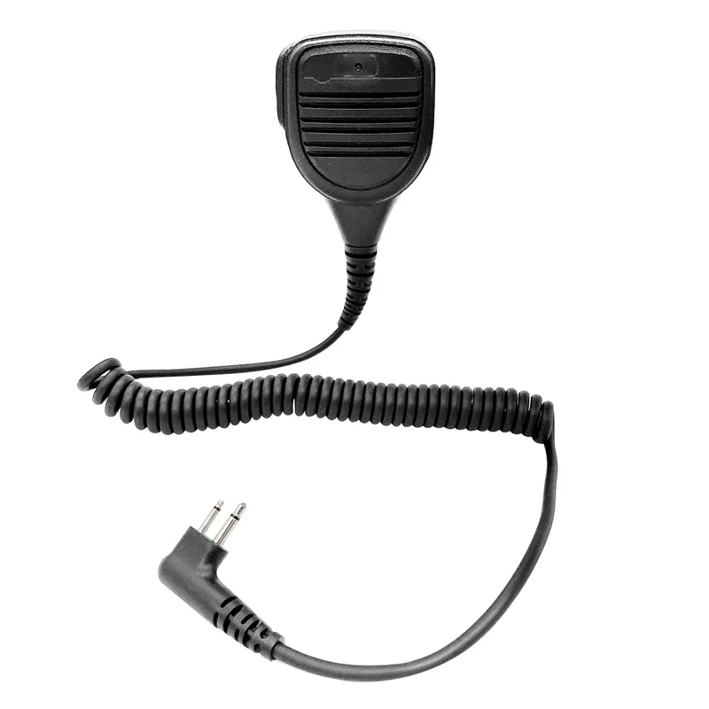 

Speaker Mic for Motorola Radio, 2 Pin Shoulder Microphone Compatible with Motorola Radios BPR40 CP200/200D/200XLS CP185 CLS1410