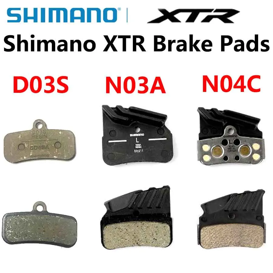 

Shimano DEORE XTR D03S N03A N04C Disc Brake Pads D03S N03A Resin N04C Metal Ice Tech Cooling Ice Tech Mountain M7120 M8120 M9120