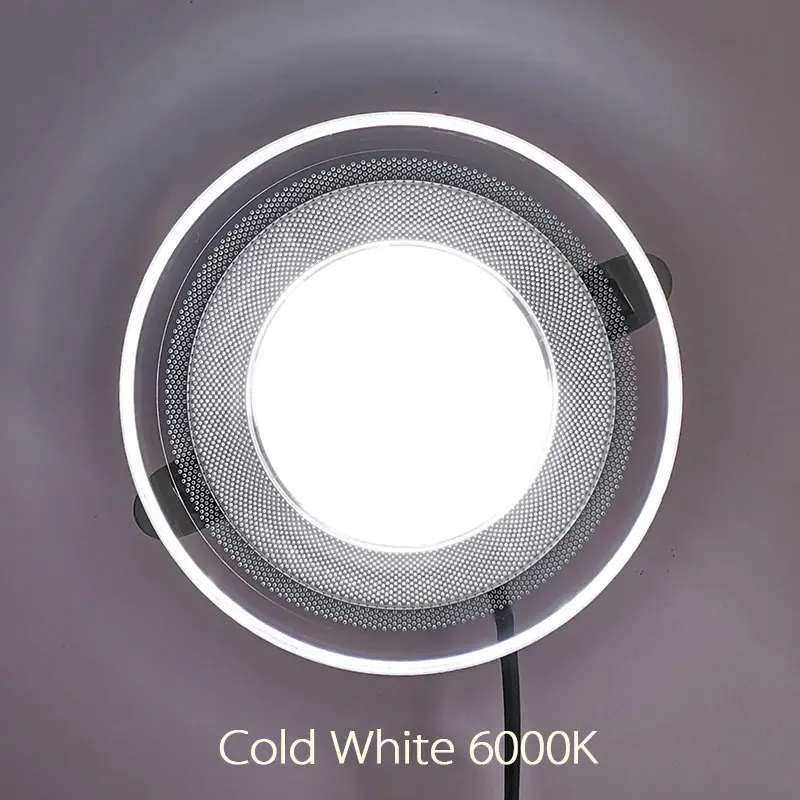 

10pcs Light guide LED Downlight Round Shape Acrylic Panel Lights Ceiling Recessed Lamps Brightness MJ1020