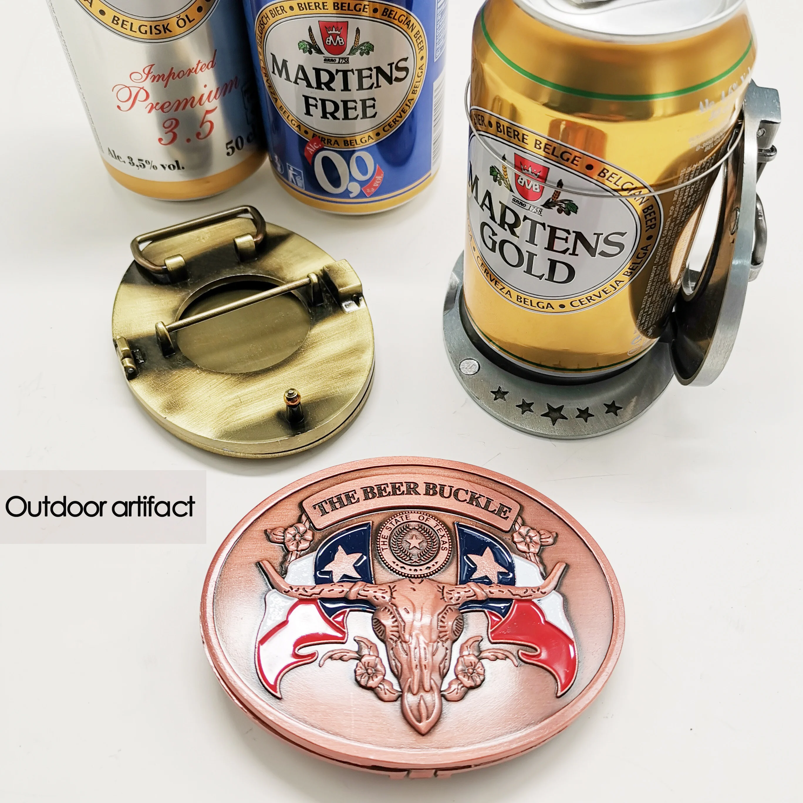 Домашняя металлическая пряжка для пива ремень головы портативная головка 2019