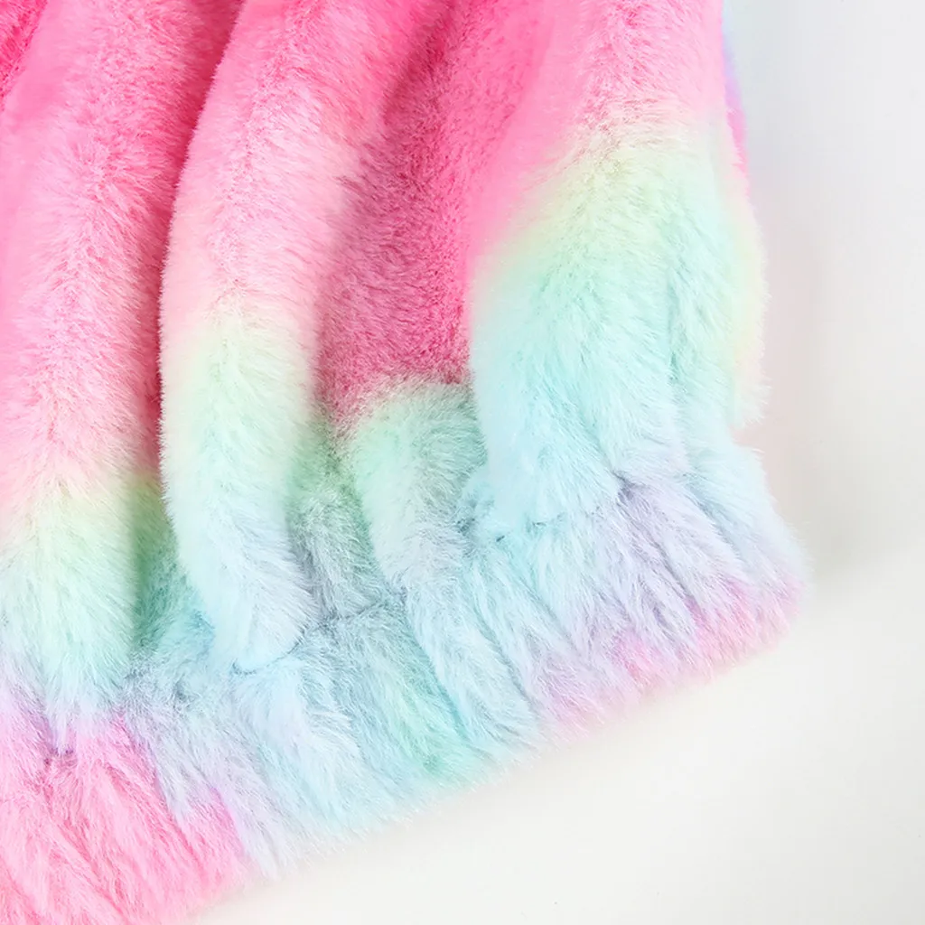 Женская Радужная Толстовка Tie Dye Teddy уличная одежда с длинным рукавом из искусственного меха флисовые Топы плюшевый пуловер больших размеров Sudadera Mujer