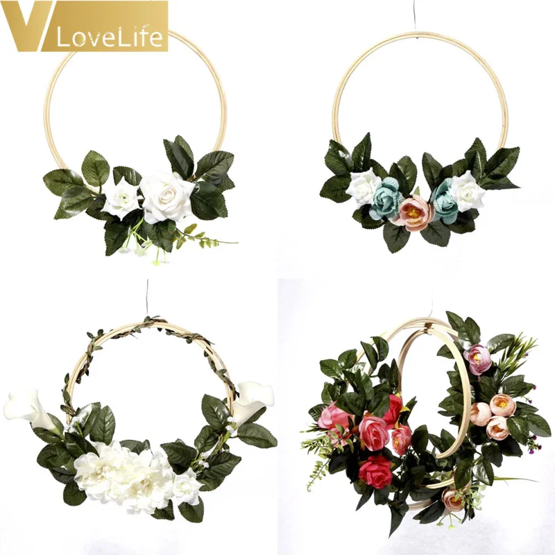 Деревянные обручи для вышивки Набор бамбуковых обручей кольца рукоделия игла