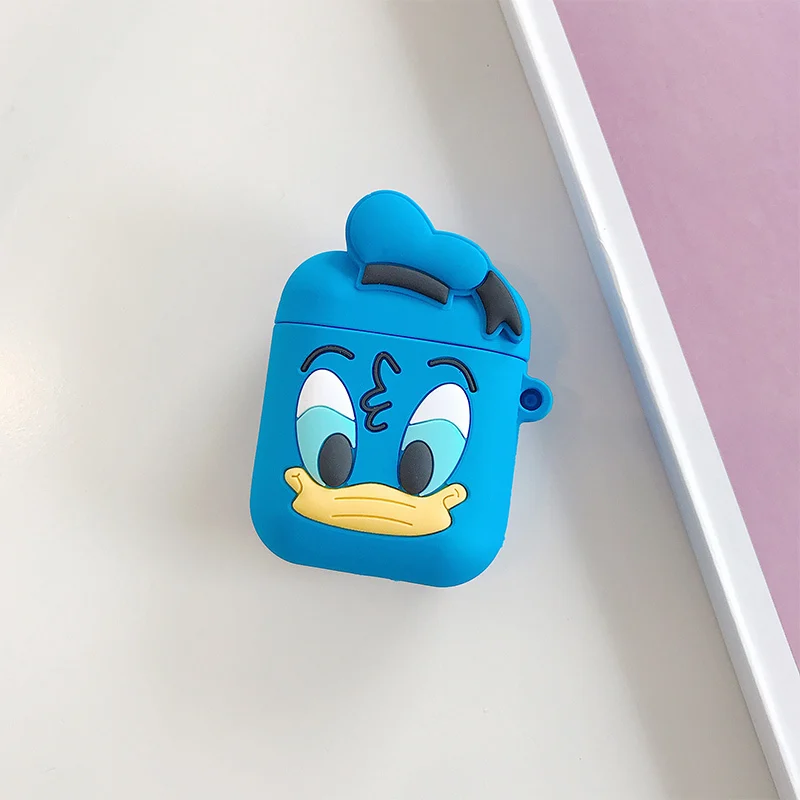 style 18 Силиконовый чехол для наушников для Apple Airpods 1 2, милый 3D мультяшный чехол для зарядки, чехол для наушников s для Airpods 2, полный защитный чехол - Цвет: style 18