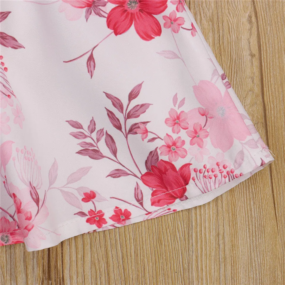 Повседневное платье-комбинация WenaZao для девочек летние милые платья без рукавов