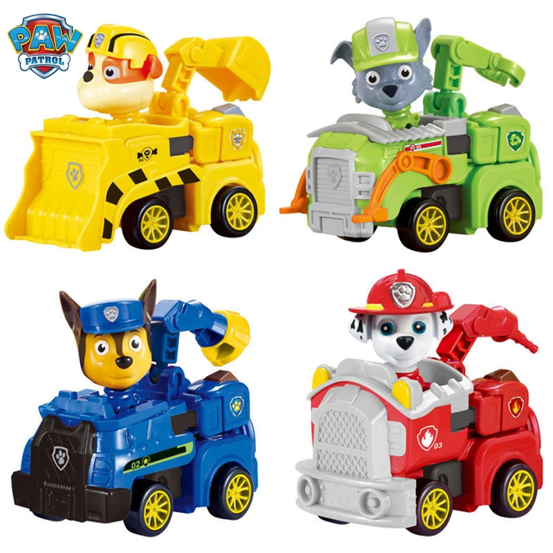 Автомобиль робот Щенячий патруль из ПВХ|Игровые фигурки и трансформеры| |
