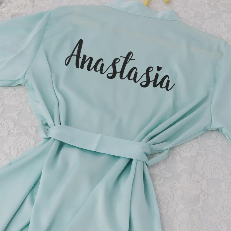 Пикантная женская ночная рубашка с кружевными рукавами свадебное кимоно