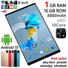 Tablette PC P40 de 8 pouces, 1 go de RAM, 16 go de ROM, double SIM, wi fi, Bluetooth, classe en ligne, gps, type c, android 9.1, nouvelle collection, livraison gratuite  (4)