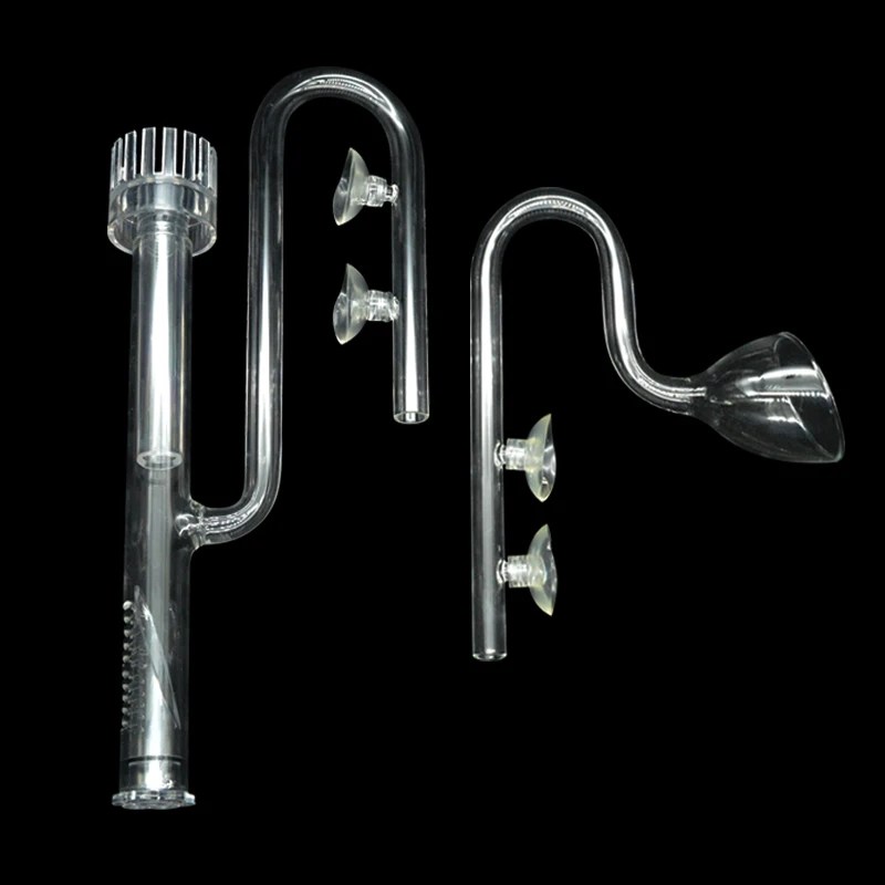 

Filtration Aquarium Skimmer Glass Lily Pipe Spin Surface Inflow Outflow Water Plant Tank Filter Fish Tank Accessories 13-17mm
