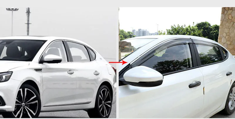 6 шт. для MG MG6 2018-2019 защита от дождя оконный козырек