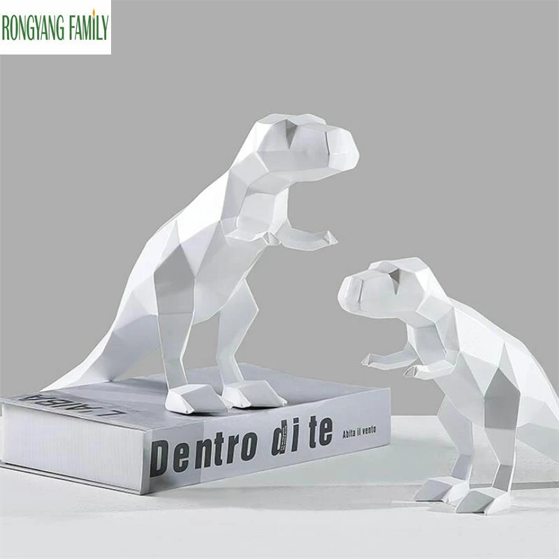 Нордическая скульптура динозавра креативная детская комната статуя домашний