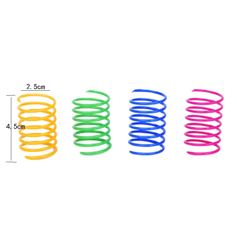 Красочная Весенняя игрушка для кошек креативная Пластиковая Гибкая 4 дюйма