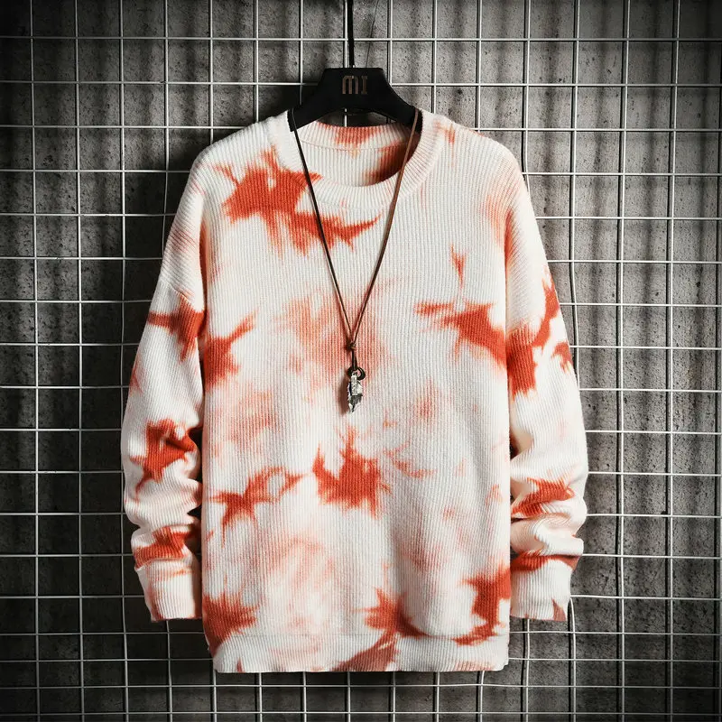 

2021 Spring Top New Fashion Sweater Men Hip Hop Streetwear Men Clothing Pullover O-neck Fashion Casual Couple Male Sweaters