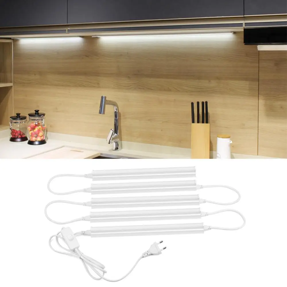 

Led lights for Kitchen Cabinet Light Bedroom Led Backlight Tv decoration Lighting 29/57cm EU T5 Tubes LED strip Bar Table Lamp