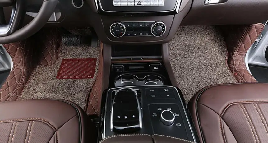 Фото Коричневые автомобильные коврики под заказ подходят для Mercedes Benz gle320