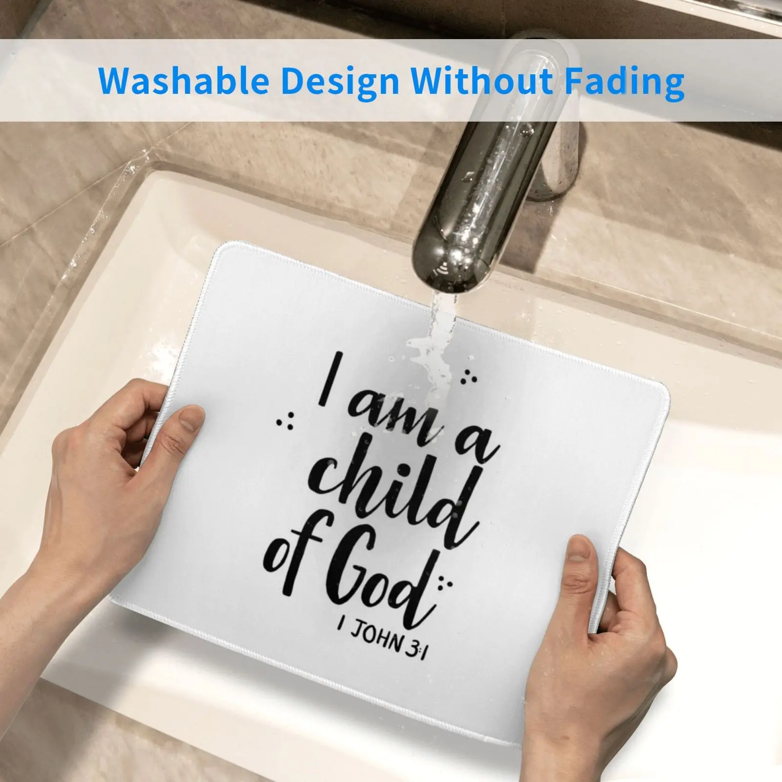 Коврик для мыши с текстами Библии подушка принтом сделай сам Библия Бог Джон