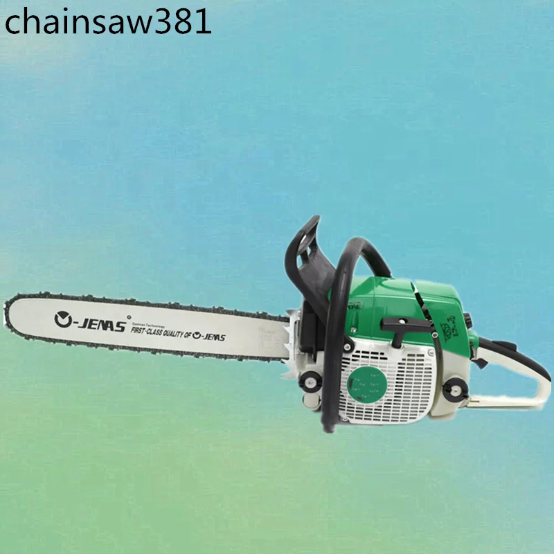 

portable wood cutting machine gasoline chainsaw 381for sale