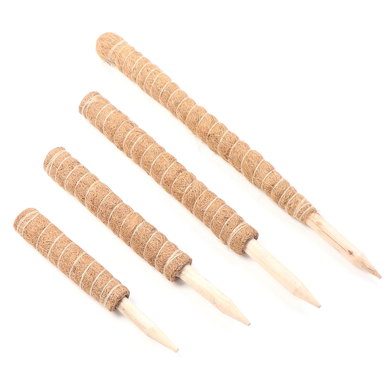 

1PC x Coir Totem Pole Coir Pole Extension Coconut Climbing Plants Stick Maintain Moisture Garden Frame Plant Fibres