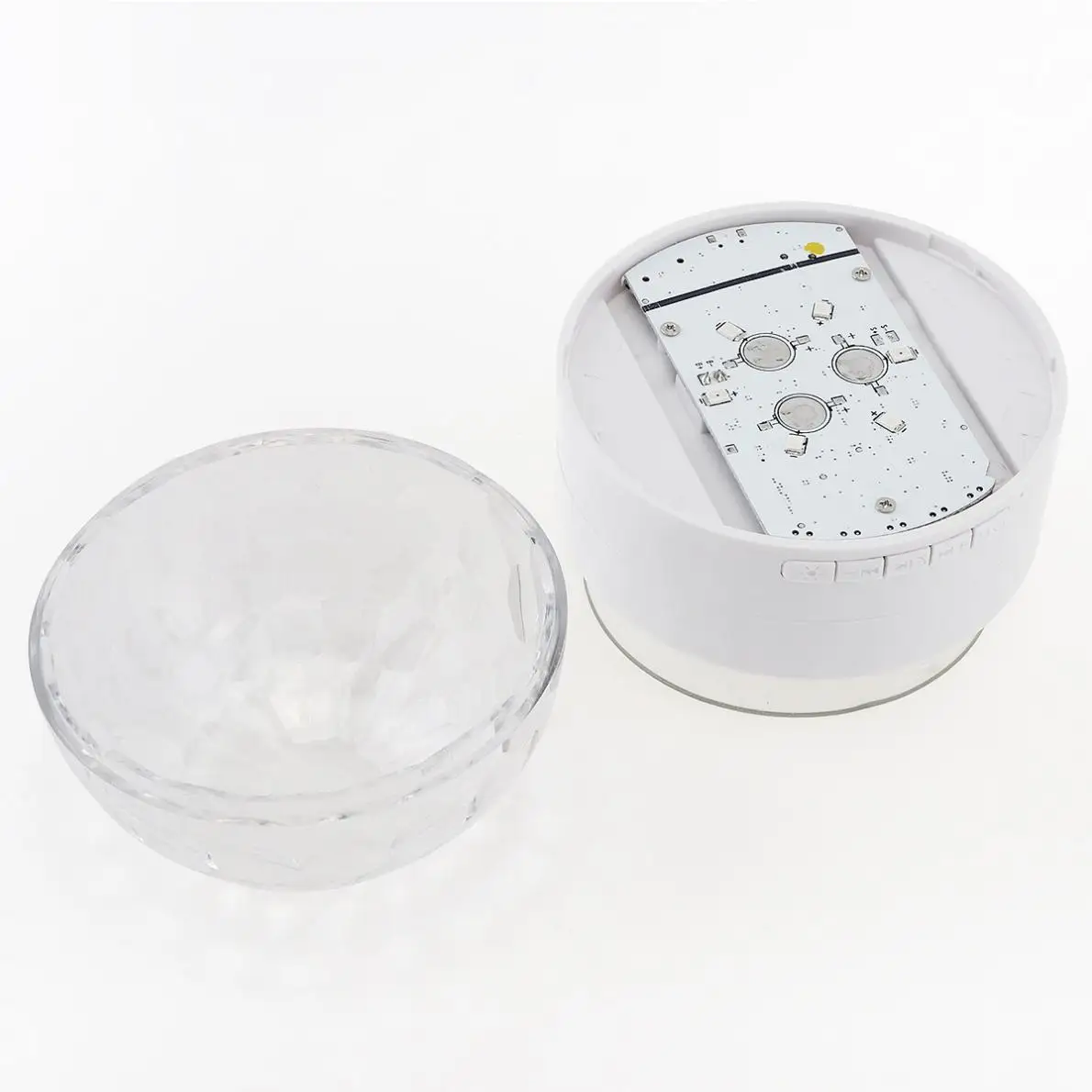 Mini Bluetooth Speaker Wireless Audio LED Crystal Magic Ball Suction Cup Portable Bright Stage Lights for IOS/Android | Электроника