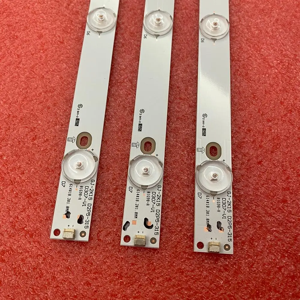 3 шт./компл. светодиодные Подсветка полосы для Sony KDL 32R300B 32PHT4509 Sharp LC 32LB370U 32LB480U LG 32LH500D