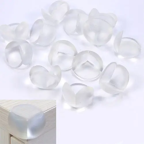 Protector de silicona para ni&ntilde;os y beb&eacute;s, cubierta de protecci&oacute;n de borde de esquina de mesa, feliz, 10 unidades-4
