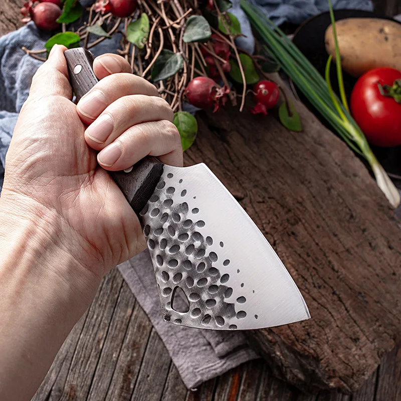 Кованый нож для убоя рыбы кухонный мини-нож из нержавеющей стали острый бытовой